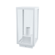 ^SAND WHITE FLOOR LUMINAIRE CELIA 1XE27 IP44 WITH CLEAR GLASS CELIA1FWH