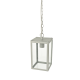^SAND GREY PENDANT LUMINAIRE CELIA 1XE27 IP44 WITH CLEAR GLASS CELIA1PG