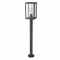 ^SAND BLACK LUMINAIRE CELIA 1XE27 IP44 WITH POLE & CLEAR GLASS CELIA1POBK