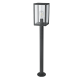 ^SAND BLACK LUMINAIRE CELIA 1XE27 IP44 WITH POLE & CLEAR GLASS CELIA1POBK
