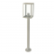 ^SAND GREY LUMINAIRE CELIA 1XE27 IP44 WITH POLE & CLEAR GLASS CELIA1POG