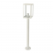 ^SAND WHITE LUMINAIRE CELIA 1XE27 IP44 WITH POLE & CLEAR GLASS CELIA1POWH