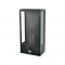 ^SAND BLACK WALL LUMINAIRE CELIA 1XE27 IP44 WITH CLEAR GLASS & PIR-LUX SENSOR CELIA1WBKPIR