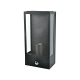 ^SAND BLACK WALL LUMINAIRE CELIA 1XE27 IP44 WITH CLEAR GLASS & PIR-LUX SENSOR CELIA1WBKPIR