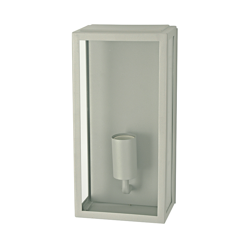 ^SAND GREY WALL LUMINAIRE CELIA 1XE27 IP44 WITH CLEAR GLASS CELIA1WG