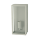 ^SAND GREY WALL LUMINAIRE CELIA 1XE27 IP44 WITH CLEAR GLASS CELIA1WG