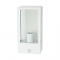 ^SAND WHITE WALL LUMINAIRE CELIA 1XE27 IP44 WITH CLEAR GLASS & PIR-LUX SENSOR CELIA1WWHPIR