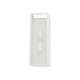 ^SAND WHITE WALL LUMINAIRE CELIA 2XE27 IP44 WITH CLEAR GLASS CELIA2WWH