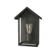 ^SAND BLACK WALL LUMINAIRE CELIA H 1XE27 IP44 WITH CLEAR GLASS CELIAH1WBK