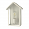 ^SAND WHITE WALL LUMINAIRE CELIA H 1XE27 IP44 WITH CLEAR GLASS CELIAH1WWH
