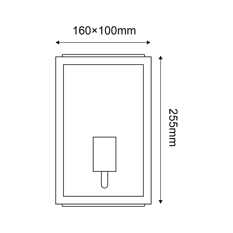 ^SAND WHITE WALL LUMINAIRE CELIA MINI 1XE27 IP44 WITH CLEAR GLASS CELIAM1WWH