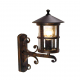 GARDEN WALL LIGHT RUST 42.5X33X21cm HI6501