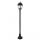 4S PLASTIC FLOOR GARDEN BLACK LUMINAIRE 100CM Ε27 IP44 PLGP5B