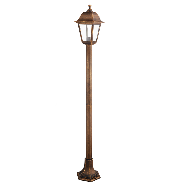 4S PLASTIC FLOOR GARDEN RUST LUMINAIRE 100CM E27 IP44 PLGP5R