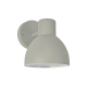 ^SAND GREY WALL LUMINAIRE BERO MINI 1XE27 MAX.10W LED IP44 WITH OPAL PC DIFFUSER BEROM1WG