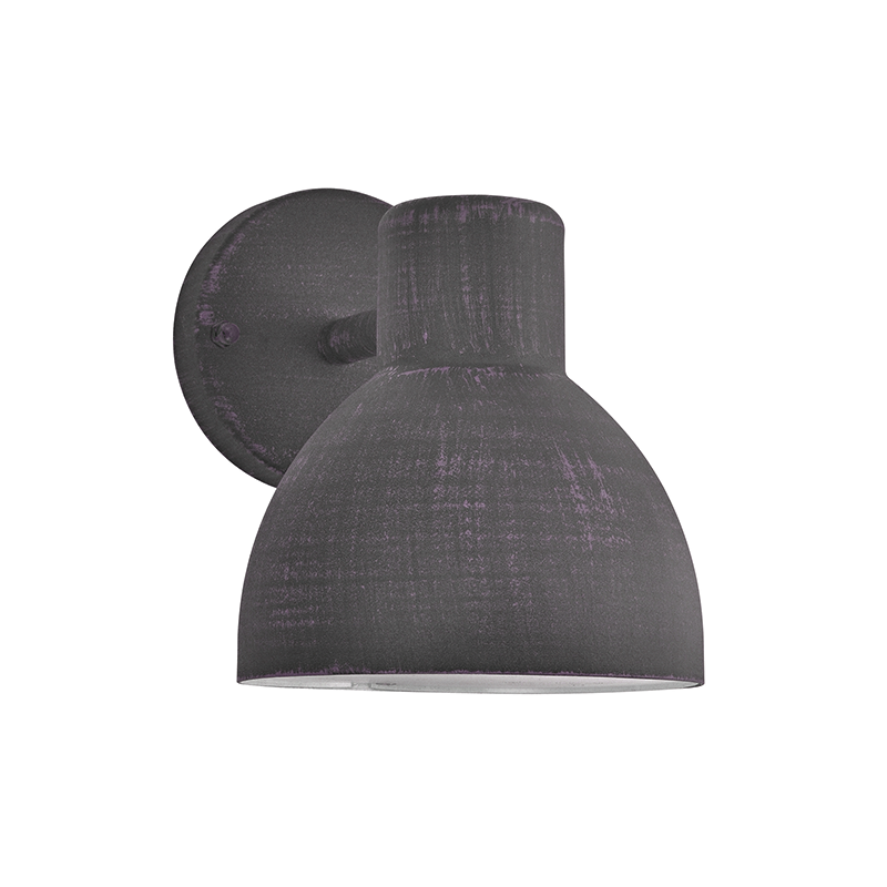 ^RUST WALL LUMINAIRE BERO MINI 1XE27 MAX.10W LED IP44 WITH OPAL PC DIFFUSER BEROM1WR