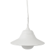 ^SAND WHITE PENDANT LUMINAIRE JULIE 1XE27 IP44 WITH OPAL GLASS JULIE1PWH