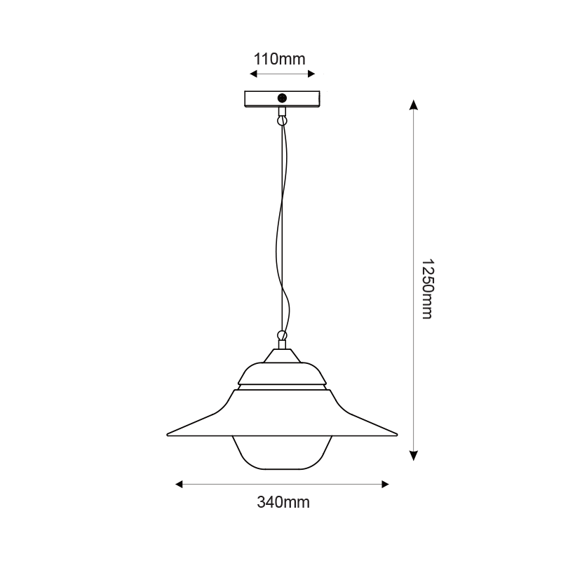 ^SAND WHITE PENDANT LUMINAIRE JULIE 1XE27 IP44 WITH OPAL GLASS JULIE1PWH