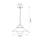^SAND WHITE PENDANT LUMINAIRE JULIE 1XE27 IP44 WITH OPAL GLASS JULIE1PWH
