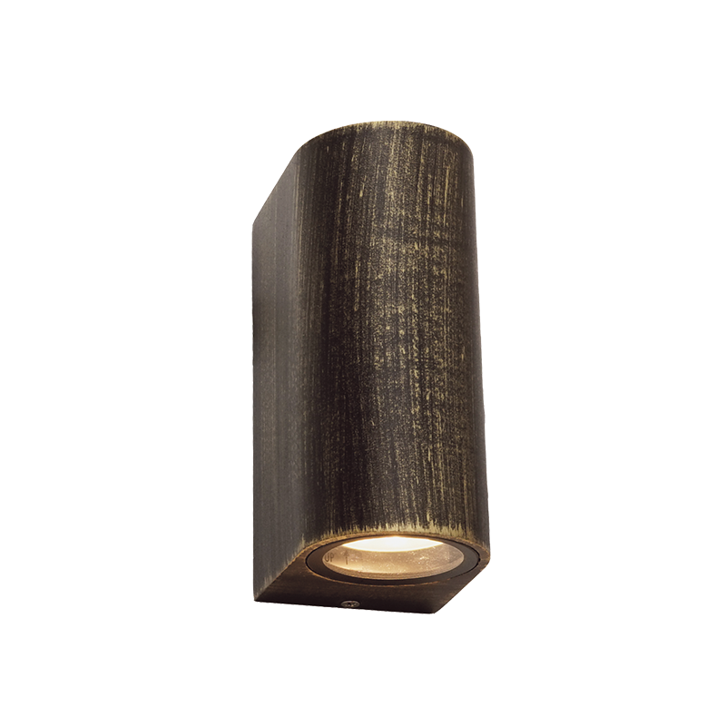 ^GU10 WALL LUMINAIRE 230V AC GOLDEN BLACK IP65 MAX.2X35W LG2202GU10GB ^GU10 WALL LUMINAIRE 230V AC GOLDEN BLACK IP65 MAX.2X35W LG2202GU10GB