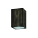 ^E27 PAR30  SQUARE CEILING LUMINAIRE 230V AC GOLDEN BLACK IP65 MAX.35W LG2402E27GB