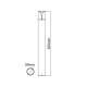 ^E27 POST LUMINAIRE 230V AC DARK GREY IP54 MAX.23W LG8302G-500
