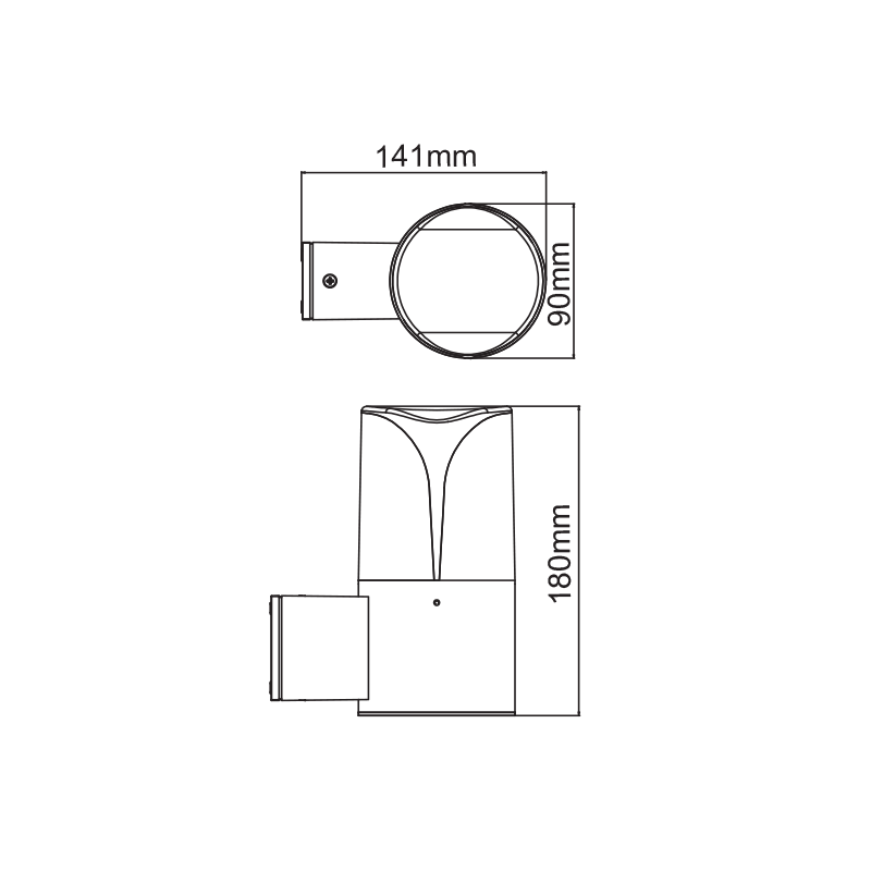 ^E27 WALL LUMINAIRE 230V AC DARK GREY IP54 MAX.23W LG8304G ^E27 WALL LUMINAIRE 230V AC DARK GREY IP54 MAX.23W LG8304G