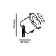 Garden light GU10 Grey BT9013A