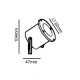 Garden light GU10 Black BT9013B