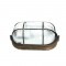 BULK HEAD Ε27 208mm RUST WITH GRID HI5031R