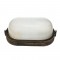 BULK HEAD Ε27 192mm RUST WITHOUT GRID HI5032R