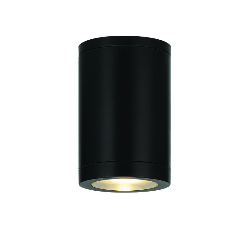 GU10  ROUND CEILING LUMINAIRE 230V AC MATT BLACK IP65 GU10 MAX.7W SL7033B