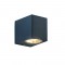 GU10 WALL LUMINAIRE  PLASTIC 230V AC DARK GREY IP65 MAX 3W LED SL8110GU10G