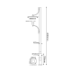 # PARK LUMINAIRE E27 EMPTY TOP+POLE 8338II