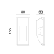 ^ PHASING OUT GYPSUM TRIMLESS STEP LUMINAIRE BELEN MR11 12V G8010MR