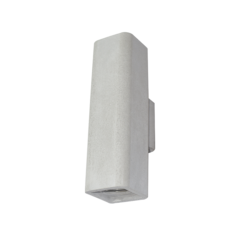 ^ PHASING OUT CEMENT WALL LUMINAIRE ILE 2xGU10 Φ7,5x10x25,5CM GC85102W