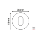 ^  SPOT Νο618 ROUND OVAL BLACK ALUMINUM H88 BS618B
