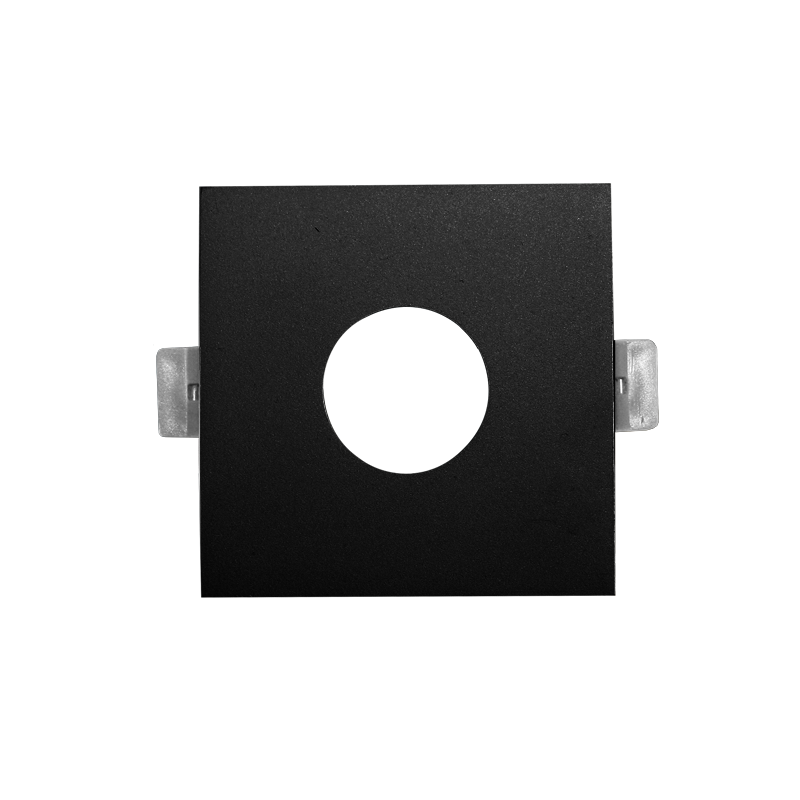 ^  SPOT Νο619 SQUARE ROUND BLACK ALUMINUM 88x88 BS619B
