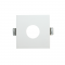 ^  SPOT Νο619 SQUARE ROUND WHITE ALUMINUM 88x88 BS619W