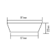 CABINET LIGHT 805 GAB BS805W