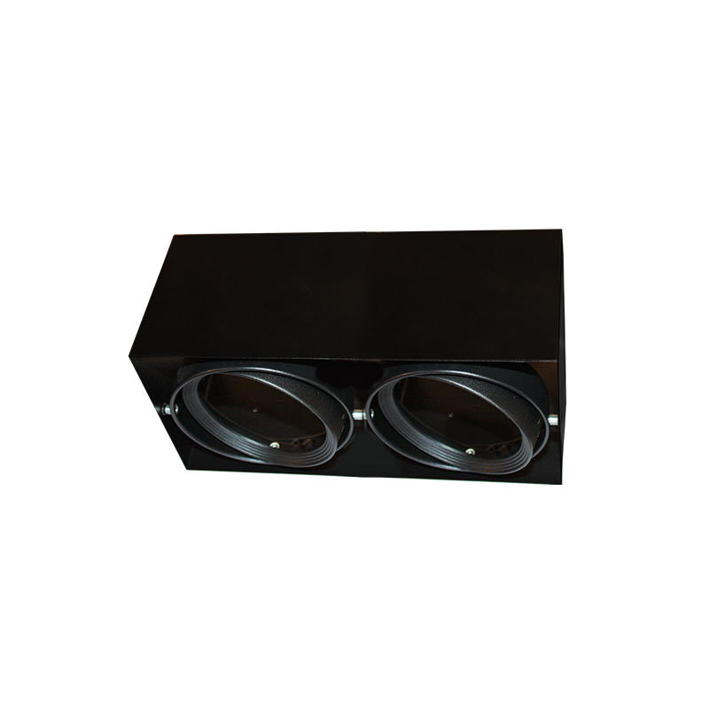 ^  SPOT CEILING AR111 DOUBLE BLACK 150x300x120 MCDAR2B