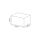 ^  SPOT CEILING AR111 DOUBLE WHITE 150x300x120 MCDAR2W