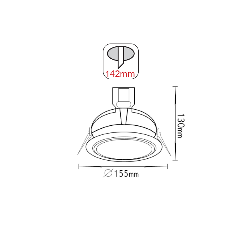ADAPTOR FOR TRACK 2CABLES GREY WITH CABLE ME1080TCW