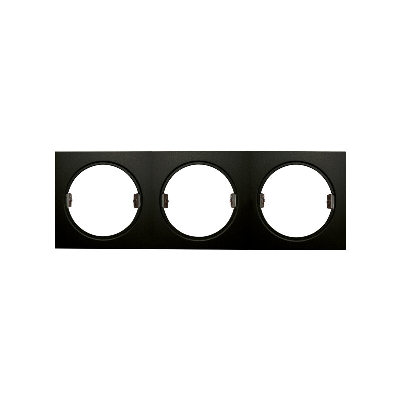 CONSOLE 3 SPOTS BLACK RECTANGLE EMPTY SDLCB3180FB