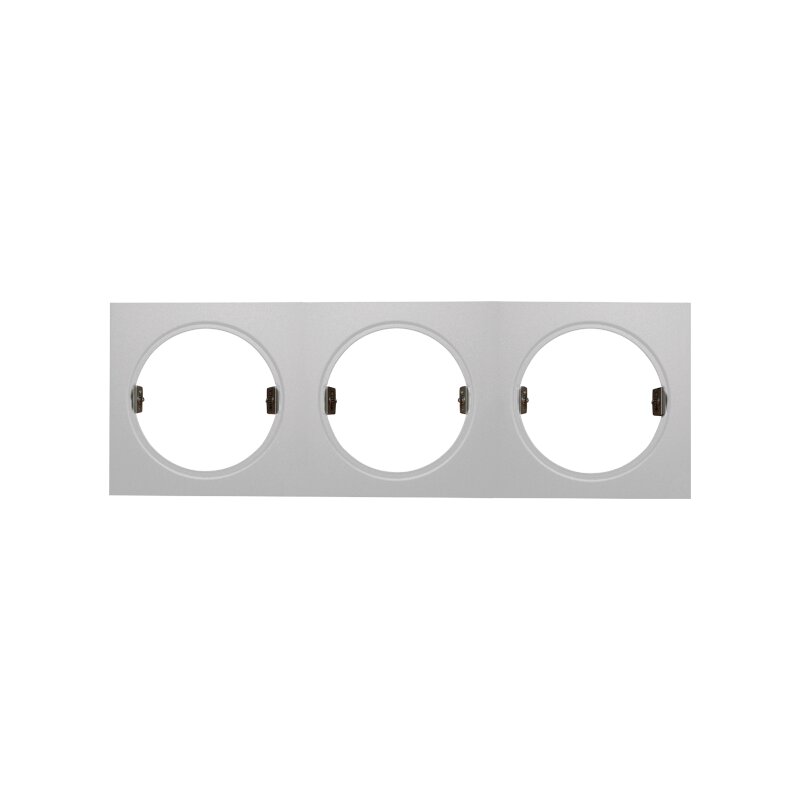 CONSOLE 3 SPOTS WHITE RECTANGLE EMPTY SDLCB3180FW