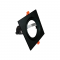 ^  SPOT AR111 XMS SINGLE BLACK SQUARE 165x165 XMSAR1B