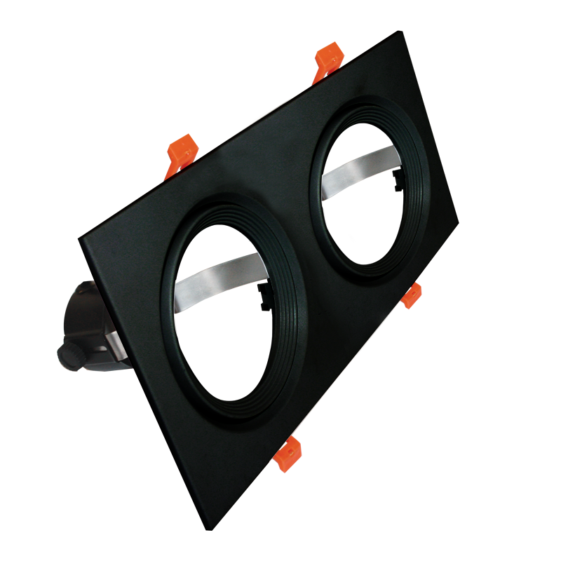 ^  SPOT AR111 XMS DOUBLE BLACK SQUARE 320x165 XMSAR2B