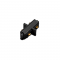BLACK STRAIGHT CONNECTOR FOR 2 WIRES 2WIB
