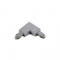 ANGLE 90° 2 WIRES GREY 2WLG