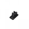 BLACK END CAP FOR TWO WIRES TRACK 2WTEB
